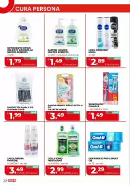 Volantino Coop Pagina 22: Rasoio Simply usa e getta Gillette Venus €3,49, Sapone liquido Neutro Roberts €1,49