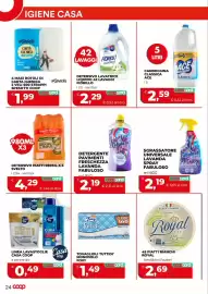 Volantino Coop Pagina 24: Carta Igienica Maxi Rotoli Spesotti Coop €1,99