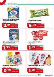 Volantino Ipercoop Pagina 15: BELLAVITA DRINK MERAN €0,79, Crema Dessert Milk Pro €1,29