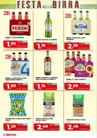 Volantino Ipercoop Pagina 20: BIRRA CI 33x3 PERONI €1,95, Birra Nastro Azzurro €1,19