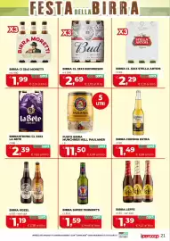 Volantino Ipercoop Pagina 21: FUSTO BIRRA MUNCHNER HELL PAULANER €11,50, BIRRA CL 33X3 BUDWEISER €2,69