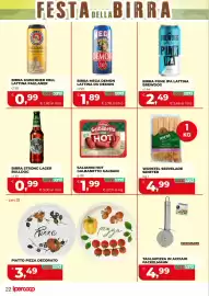 Volantino Ipercoop Pagina 22: Birra Mega Demon €1,89, TAGLIAPIZZA IN ACCIAIO FACKELMANN €4,99