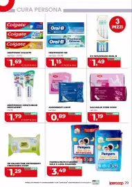 Volantino Ipercoop Pagina 29: Assorbenti Coop €0,89, Pannolini/Mutandino Sole e Luna Pampers €3,49