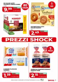 Volantino Ipercoop Pagina 3: Macine/Tarallucci Mulino Bianco €2,49, American Sandwich Bianco Morato Pane €2,15