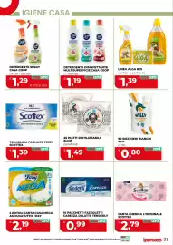 Volantino Ipercoop Pagina 31: 25 PIATTI RIUTILIZZABILI ELIOS €1,49, Detergente disinfettante multisuperficie Casa Coop €1,19