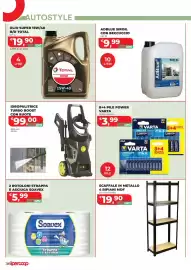 Volantino Ipercoop Pagina 36: IDROPULITRICE TURBO BOOST CON RUOTE €99,00, OLIO SUPER 15W/40 B/D TOTAL €19,90