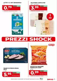 Volantino Ipercoop Pagina 5: Patate da friggere surgelate Coop €0,99, Gelateria Carte d'Or €3,99