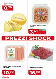 Volantino Ipercoop Pagina 6: ANACARDI TOSTATI SALATI FATINA €3,49, FETTINE SCELTISSIME €16,90