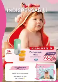 Volantino B di Bimbi Pagina 29: Portapappa Inox con contenitori chicco €29,90