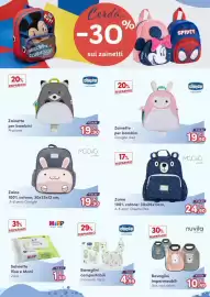 Volantino B di Bimbi Pagina 4: Zainetto per bambini Coniglio rosa chicco €19,90, Zaino Orsetto Pois €24,90