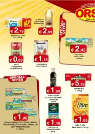 Volantino Orsini Market Pagina 4: Legumi Valfrutta Cotti al Vapore €1,95, Riso Flora Bell'Insalata €1,65