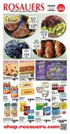 Rosauers weekly ad week 31 Page 1