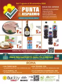 Volantino Conad Tuday Pagina 16: PETTO DI POLLO €9,90, Stracchino Nonno Nanni Yogurt €1,59