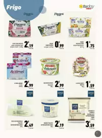 Volantino Conad Tuday Pagina 9: Actimel Danone €2,99, Yogurt Piacersi Bianco con Cereali €0,99