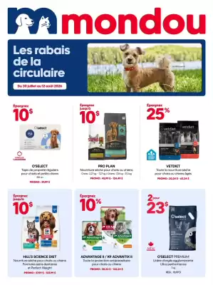Mondou (valid until 12-08)