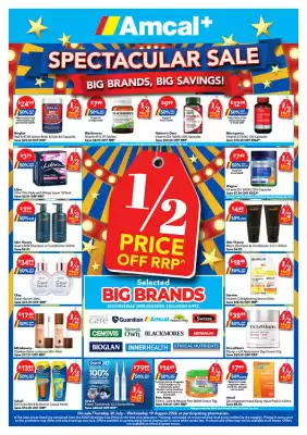 Amcal Pharmacies (valid until 19-08)
