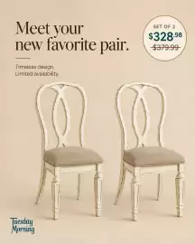 Tuesday Morning weekly ad week 31 Page 1