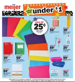 Meijer weekly ad Page 1