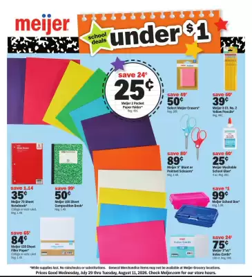 Meijer weekly ad