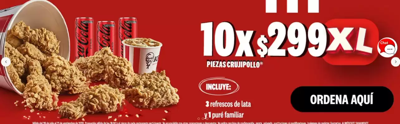 KFC (válido hasta 21-09)