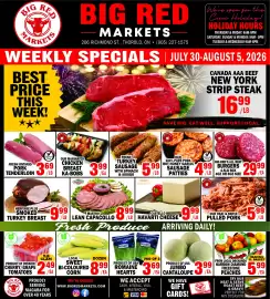 Big Red Markets flyer week 31 Page 1