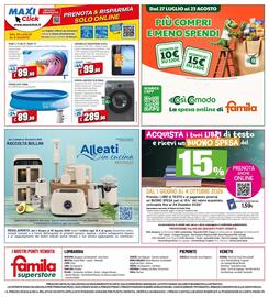 Volantino Famila Superstore Pagina 24: SMART-J TV HD 32" SMART TV €89,90, Piscina Easy Tonda Intex Easy Set €89,90