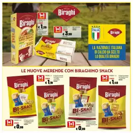 Volantino Iper La Grande Pagina 16: Bi-Snack con Biraghino snack + taralli Pugliesi Biraghi €0,99
