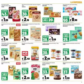 Volantino Iper La Grande Pagina 19: Fiordifrutta Bio gusti assortiti €2,99, Kinder Pan e Cioc €2,49