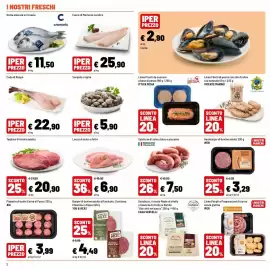 Volantino Iper La Grande Pagina 2: Linea pronti da cuocere a base di pesce ittica gesia, Lonza di suino a fette €6,90