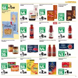 Volantino Iper La Grande Pagina 21: Passata Siciliana AGROMONTE €0,99, Pasta integrale formati assortiti BARILLA €0,79