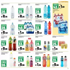 Volantino Iper La Grande Pagina 25: Thè Fruit SAN BENEDETTO €0,79, Thè gusti assortiti ARIZONA €0,99
