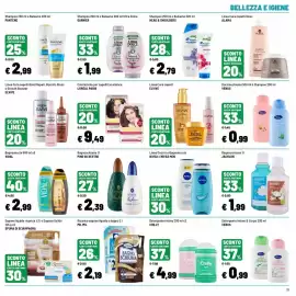 Volantino Iper La Grande Pagina 33: Bagnoschiuma Pino Silvestre €2,39, Linea Cura capelli ELVIVE