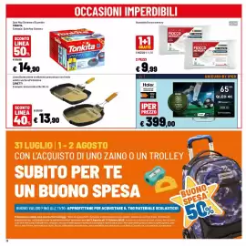 Volantino Iper La Grande Pagina 38: Bistecchiere ZANETTI €13,90, Guanciale fiocco memory €9,99