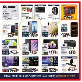 Volantino Iper La Grande Pagina 41: SAMSUNG GALAXY A17 4G €139,99, TCL TABLET 10L GEN4 €119,99