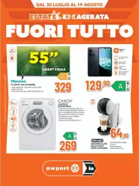 Volantino Extracoop Pagina 1: Hisense TV LED 55" UHD 4K 55A69Q €329,00, Candy lavatrice EY294DWM51S €269,00