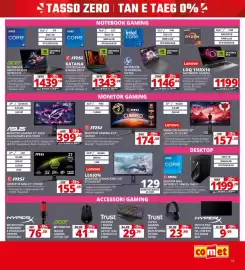 Volantino Comet Pagina 15: Lenovo LEGION MONITOR LEGION R24E C4IT €129,00, Msi MONITOR GAMING 31,5" G32C4X €174,30