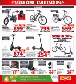 Volantino Comet Pagina 17: Legnano MTB TREK EASY 26552 E-BIKE CITY 28" €799,00, DENVER E-BIKE URBANMOVE E-4000 €559,20