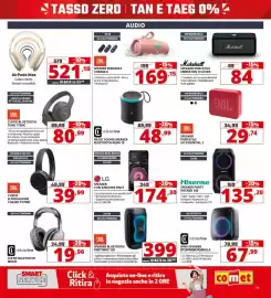 Volantino Comet Pagina 19: JBL SPEAKER BLUETOOTH PARTYBOX 130 €399,00, LG SPEAKER CON KARAOKE RNC5 €174,30