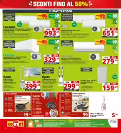 Volantino Comet Pagina 32: Spray Detergente per Climatizzatori Pure Air €5,99, CUCINA GREEN €99,00