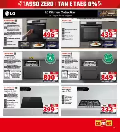 Volantino Comet Pagina 35: Piano cottura a gas da 75cm €332,10, Piano cottura a induzione da 60cm €399,20