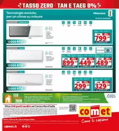 Volantino Comet Pagina 38: Climatizzatore ENERGY PRO X €799,20, Monosplit €489,30