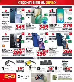 Volantino Comet Pagina 4: Oppo RENO15 F SMARTPHONE €349,00, HONOR MAGIC8 LITE SMARTPHONE €349,00