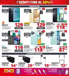 Volantino Comet Pagina 6: Realme NOTE 70T SMARTPHONE €129,00, HONOR X5C PLUS SMARTPHONE €118,91