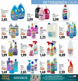 Volantino Emi Supermercati Pagina 18: ACE Sgrassatore €1,99, AJAX detergente spray cristal vetri €1,99