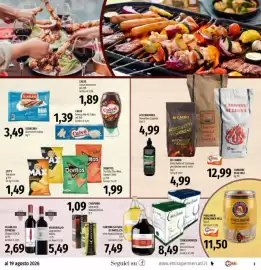 Volantino Emi Supermercati Pagina 3: PAULANER MÜNCHNER HELL €11,50, Doritos Tortilla Tex-Mex €1,99