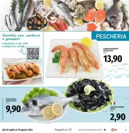 Volantino Emi Supermercati Pagina 7: Gambero Argentina €13,90, Cozza Selezionata Fresca €2,90