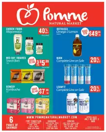 Pomme Natural Market flyer Page 1