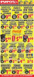 Pupo's Food Market flyer week 31 Page 1