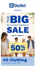 Big Box Outlet Store flyer week 31 Page 1