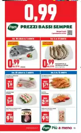 Volantino Panorama Pagina 13: MAZZANCOLLE TROPICALI INTERE €0,99, ORATA €0,99